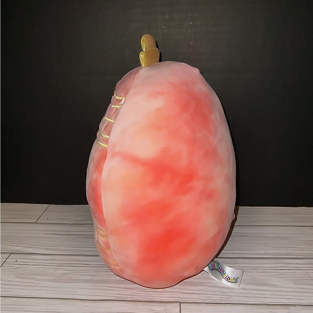 Squishmallows JOLLY the PINK Ornament Plush Stuffed Animal Tie Dye Orange 8 inch - Picture 5 of 7